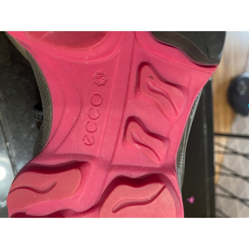 ECCO Offroad Womens Brown Pink Nubuck Leather Hiking Sandals Size 40‎ 9-9.5 - Picture 9 of 10